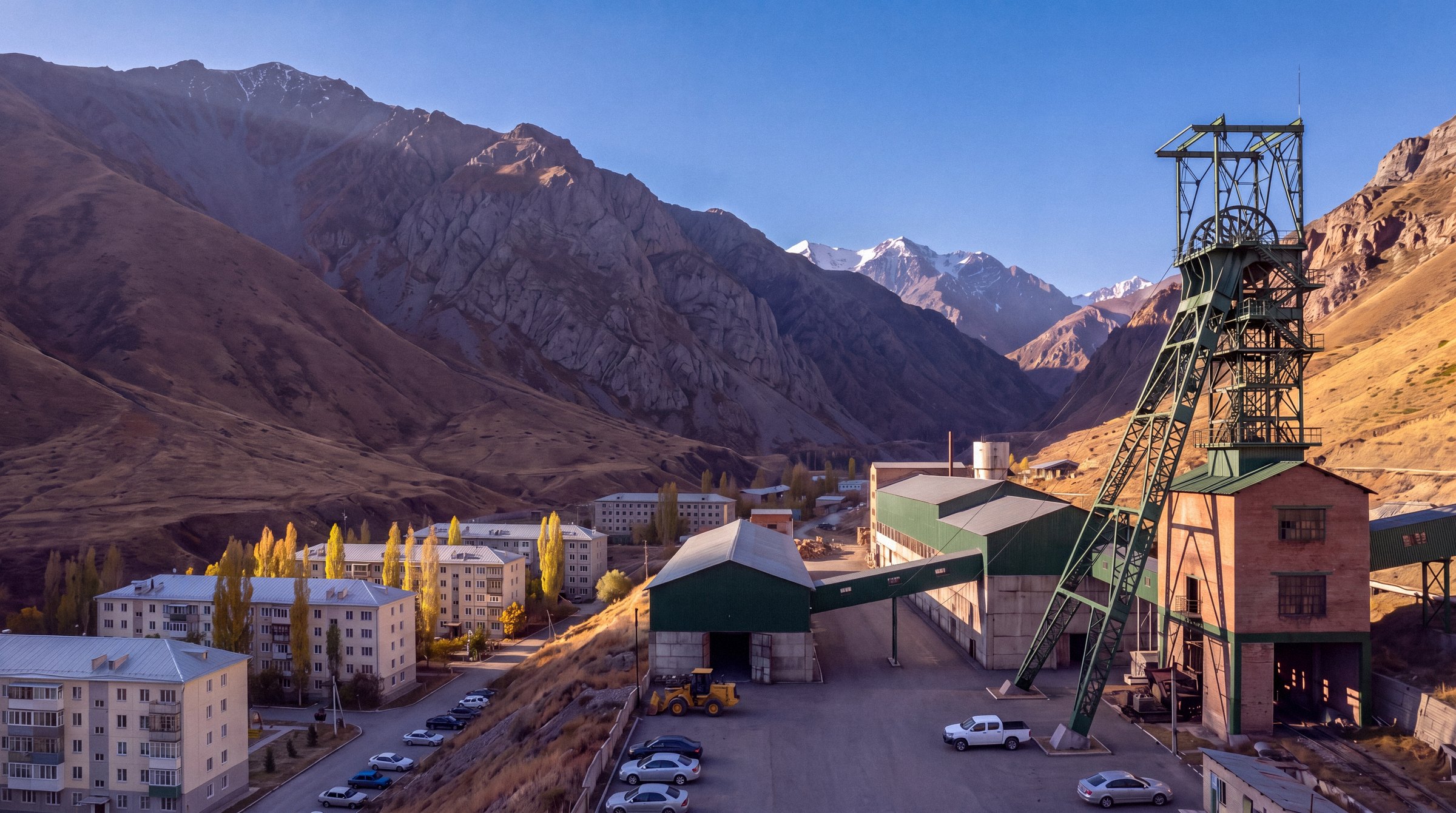 The Sary-Bulak works and the Rudnik settlement in the Sary-Bulak Gorge