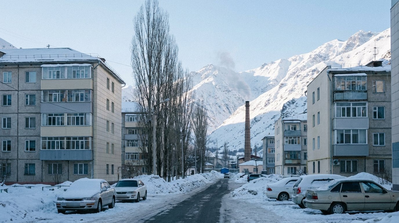The Rudnik settlement under snow